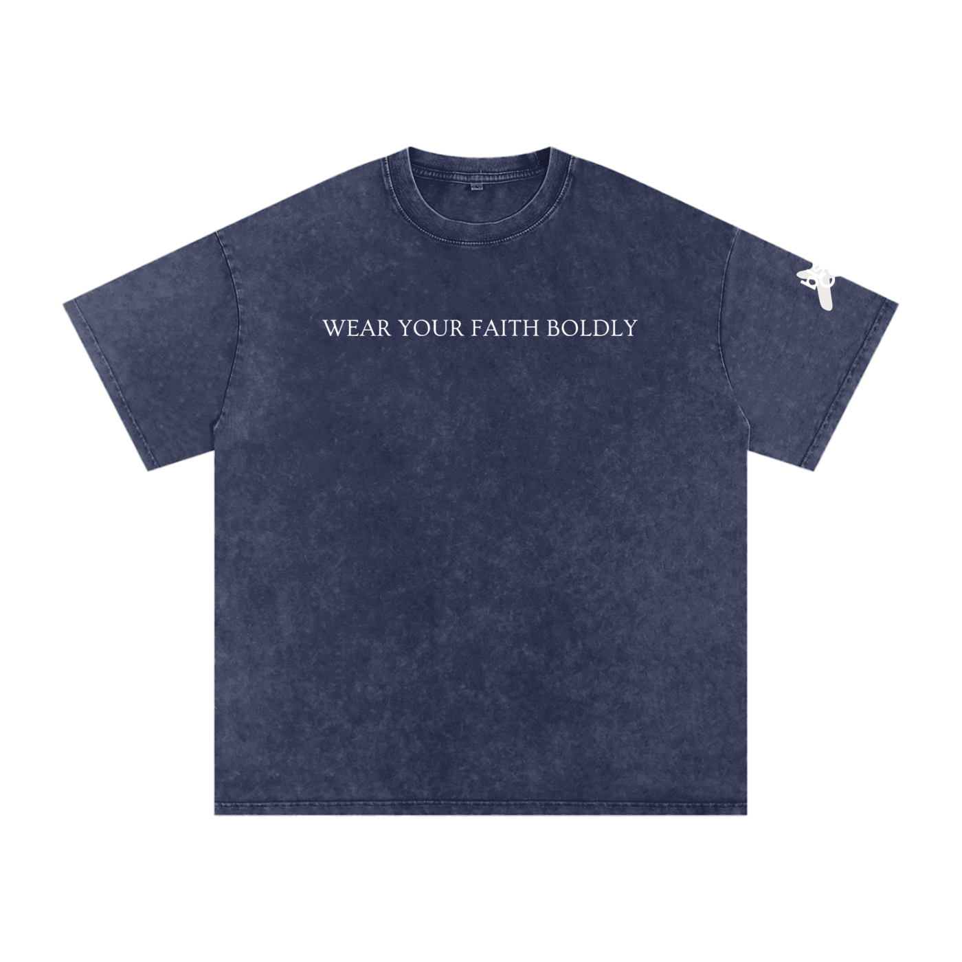 Basic Wear Your Faith Boldly with Crown of Thorns over Cross
