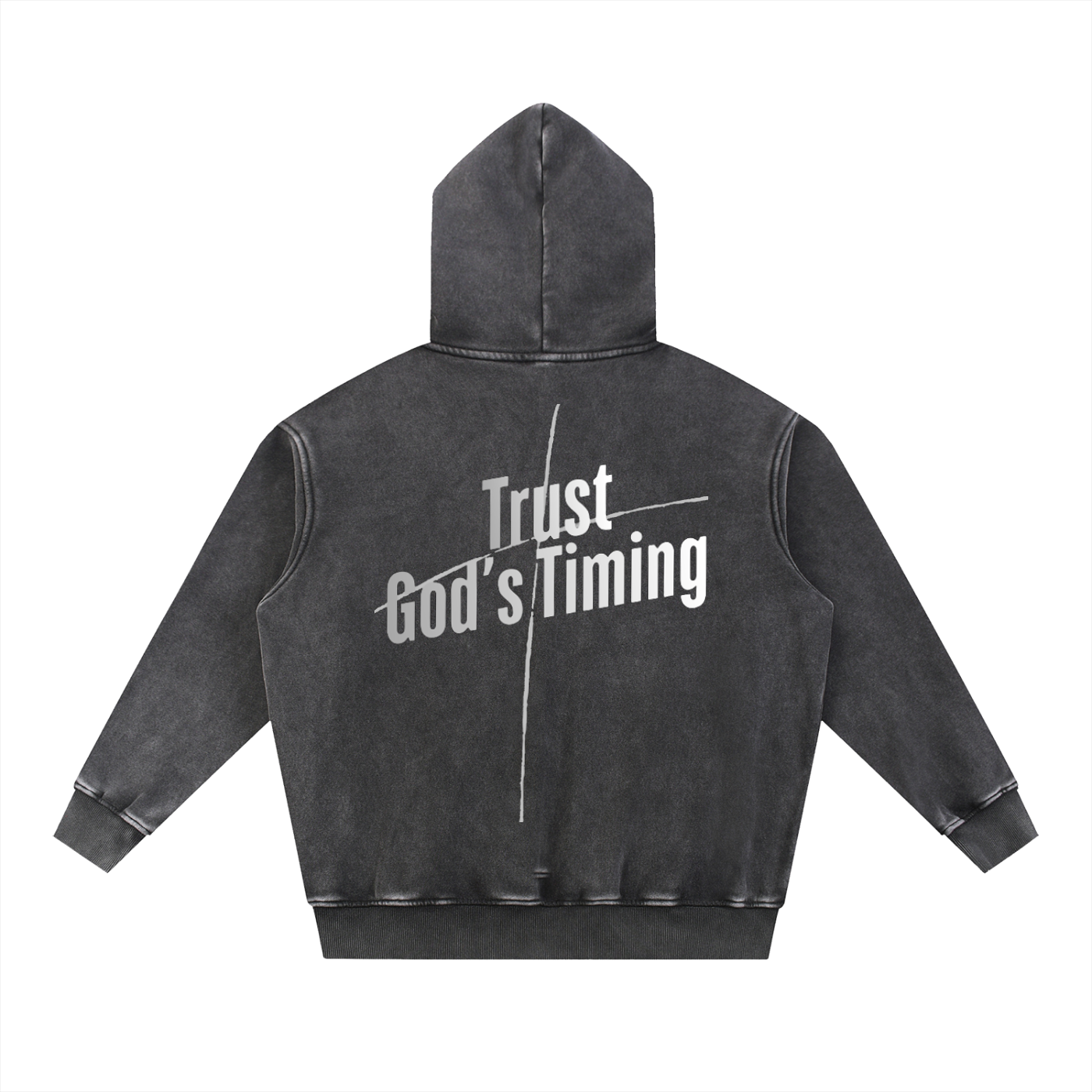 Romans 8:28 Wash Fleece Oversize Hoodie
