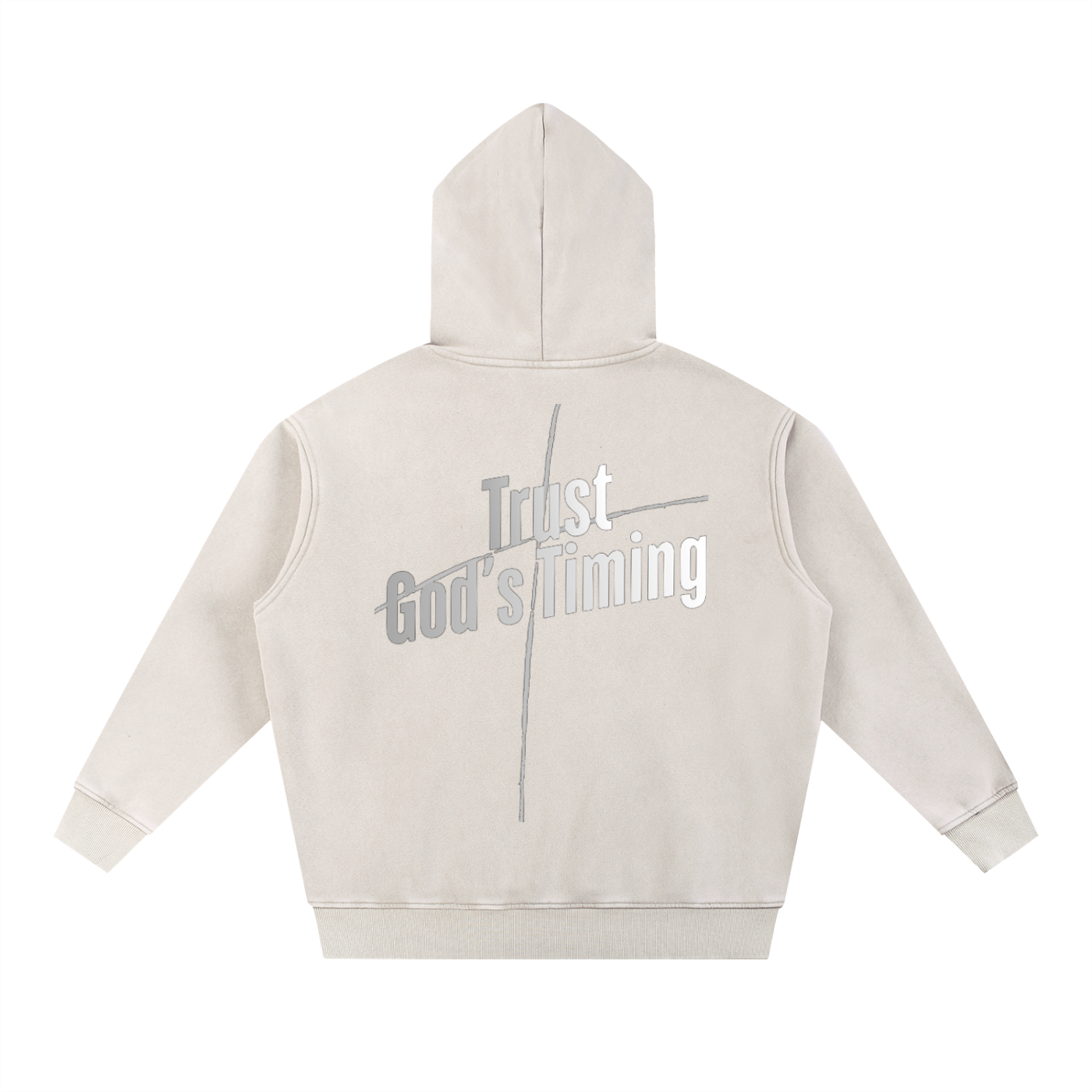 Romans 8:28 Wash Fleece Oversize Hoodie