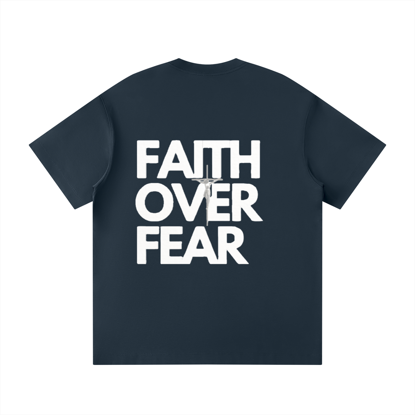FAITH OVER FEAR BASIC T SHIRT