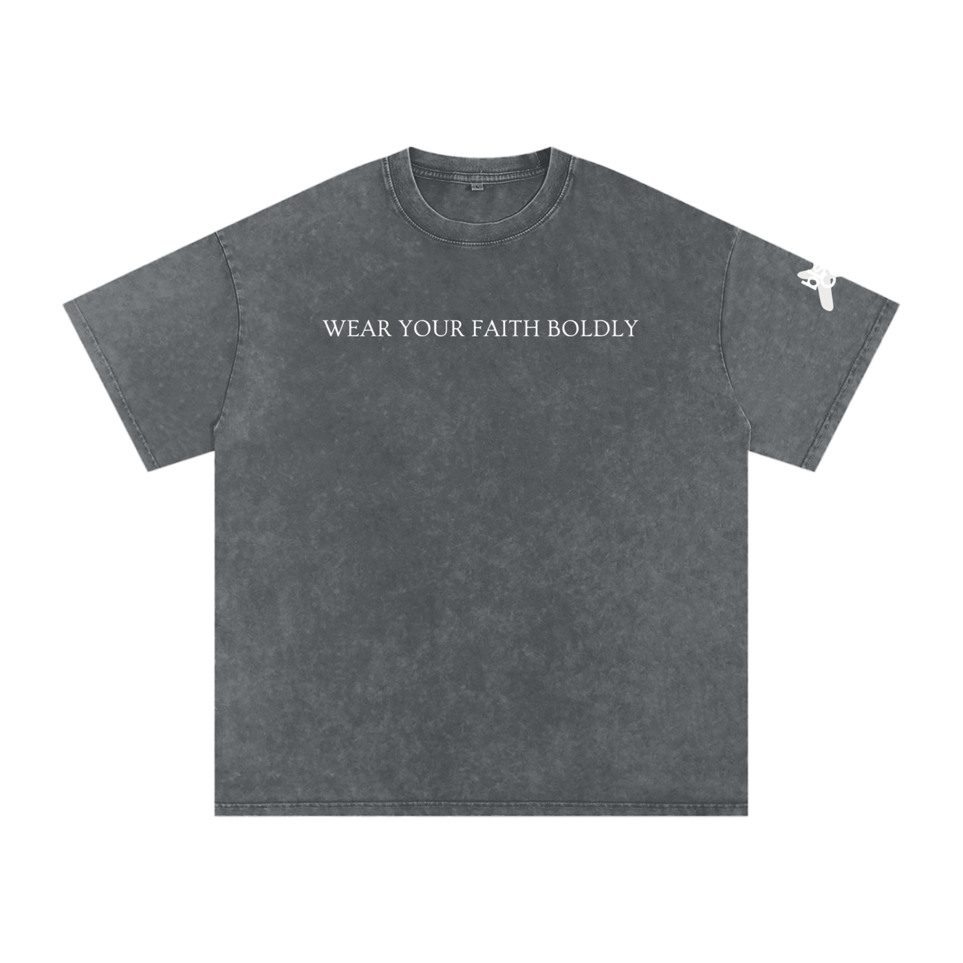 Basic Wear Your Faith Boldly with Crown of Thorns over Cross